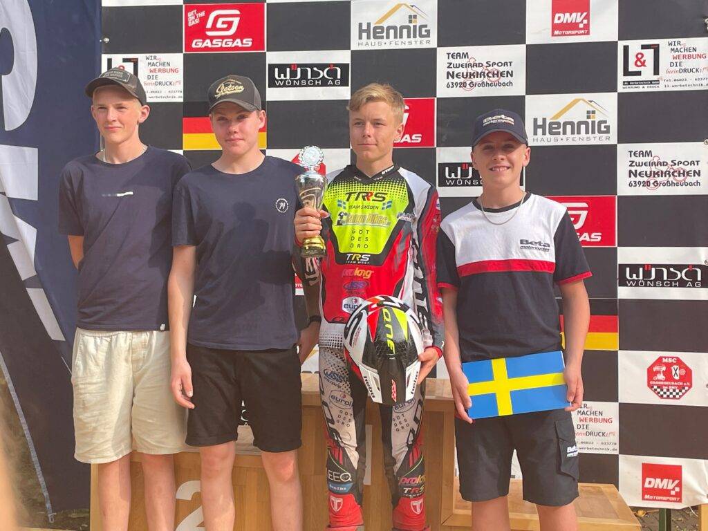 Spännande EM-deltävling i Trial: Svenska ungdomar imponerade