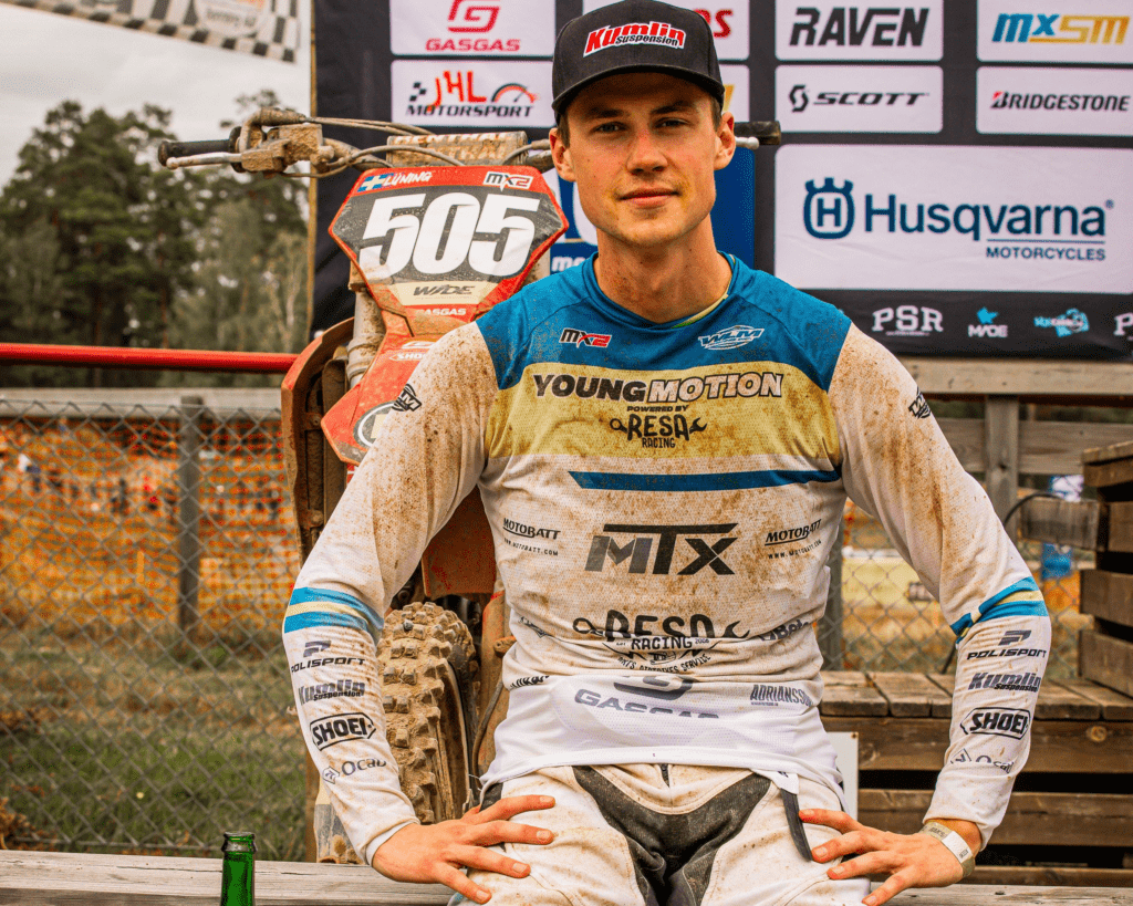 Arvid Lünings tankar inför sitt allra första deltagande i Lag-VM i motocross