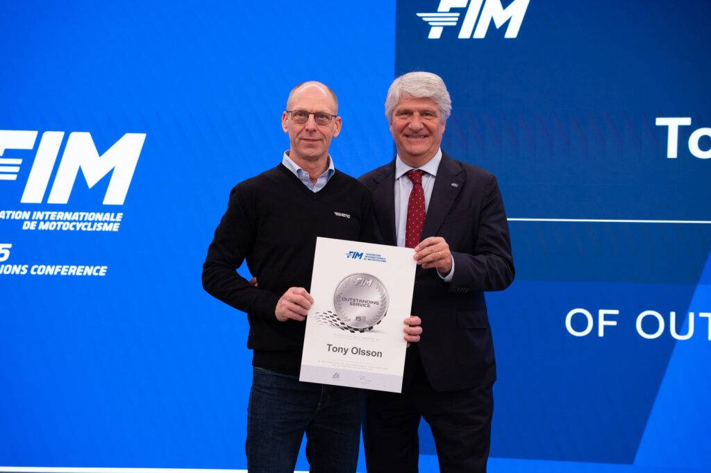 Tony Olsson -15 år i FIMs Track Racing Kommission