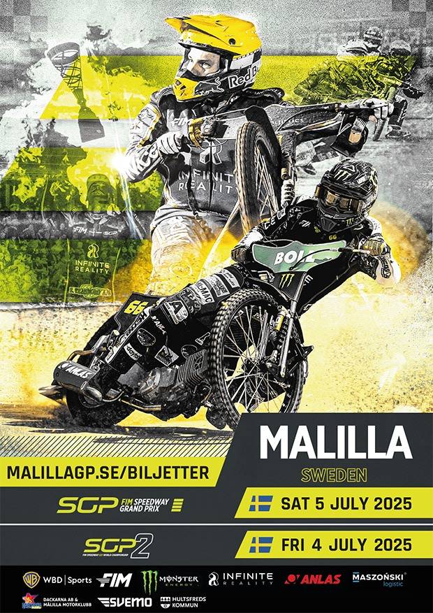 Välkomna till Speedway Grand Prix den 4 och 5 juli i Målilla!