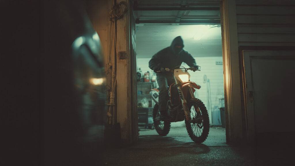 Stölder av cross och enduro motorcyklar har ökat senaste året