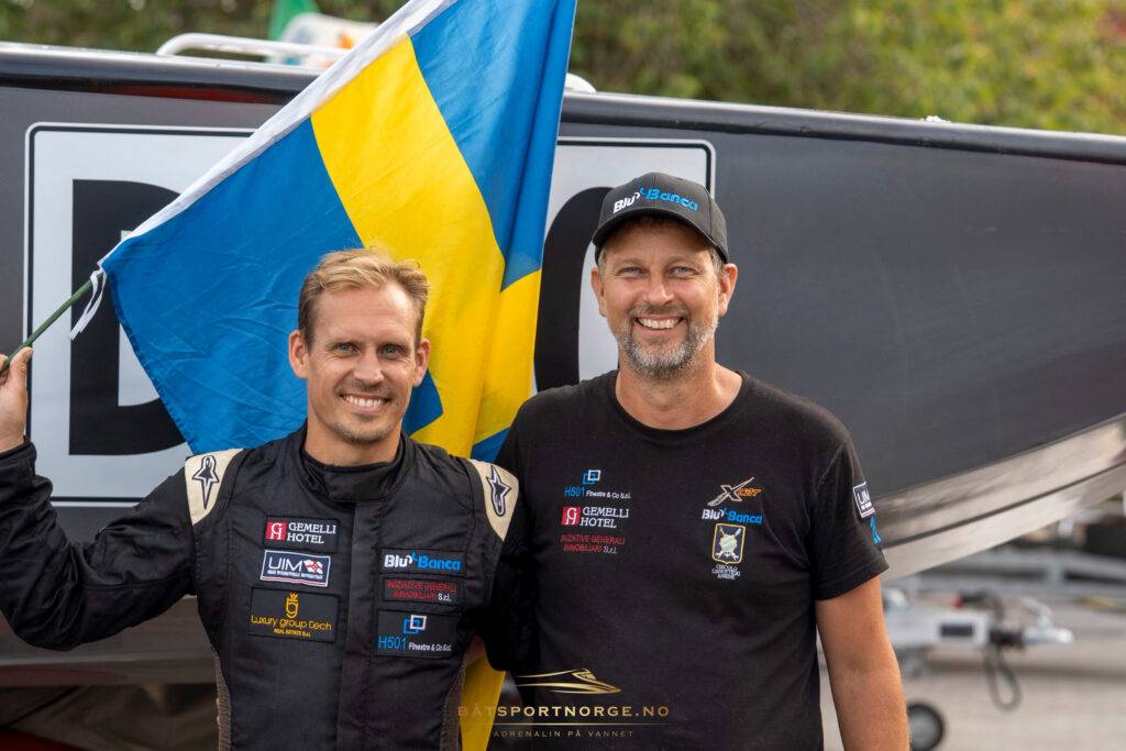 Joakim Kumlin världsmästare i offshoreklass 3D tillsammans med Serafino Barlesi