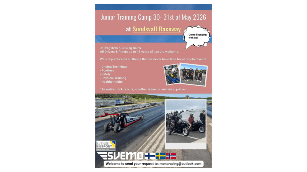 Dragracing Junior Training Camp 2026