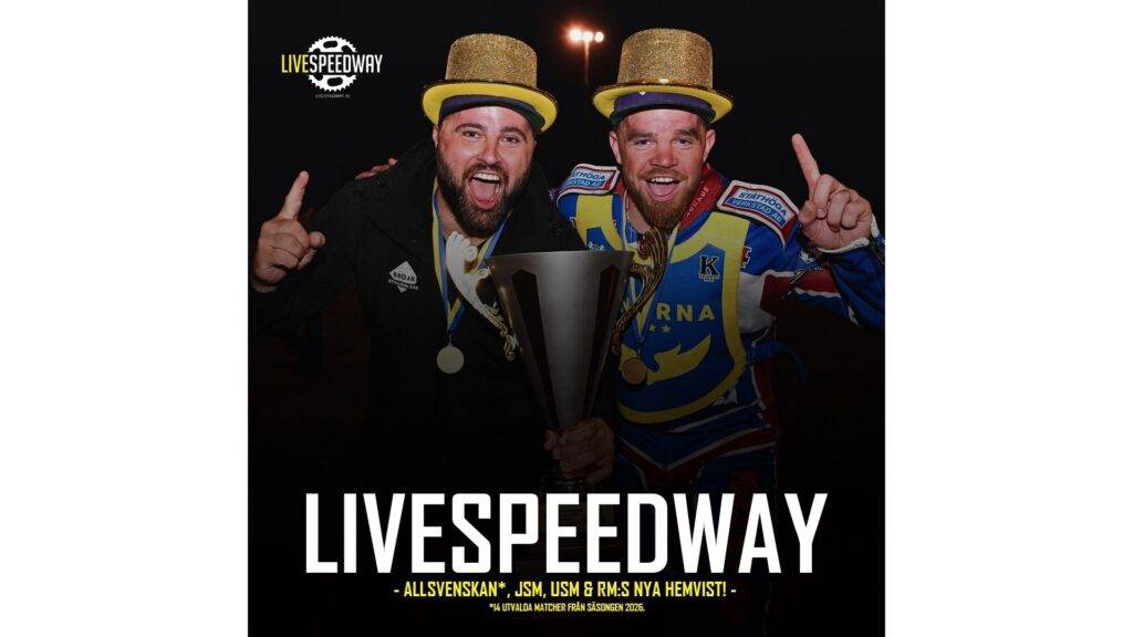 Livespeedway – ny hemmabana för Allsvenskan, JSM, SM-kvalet & USM